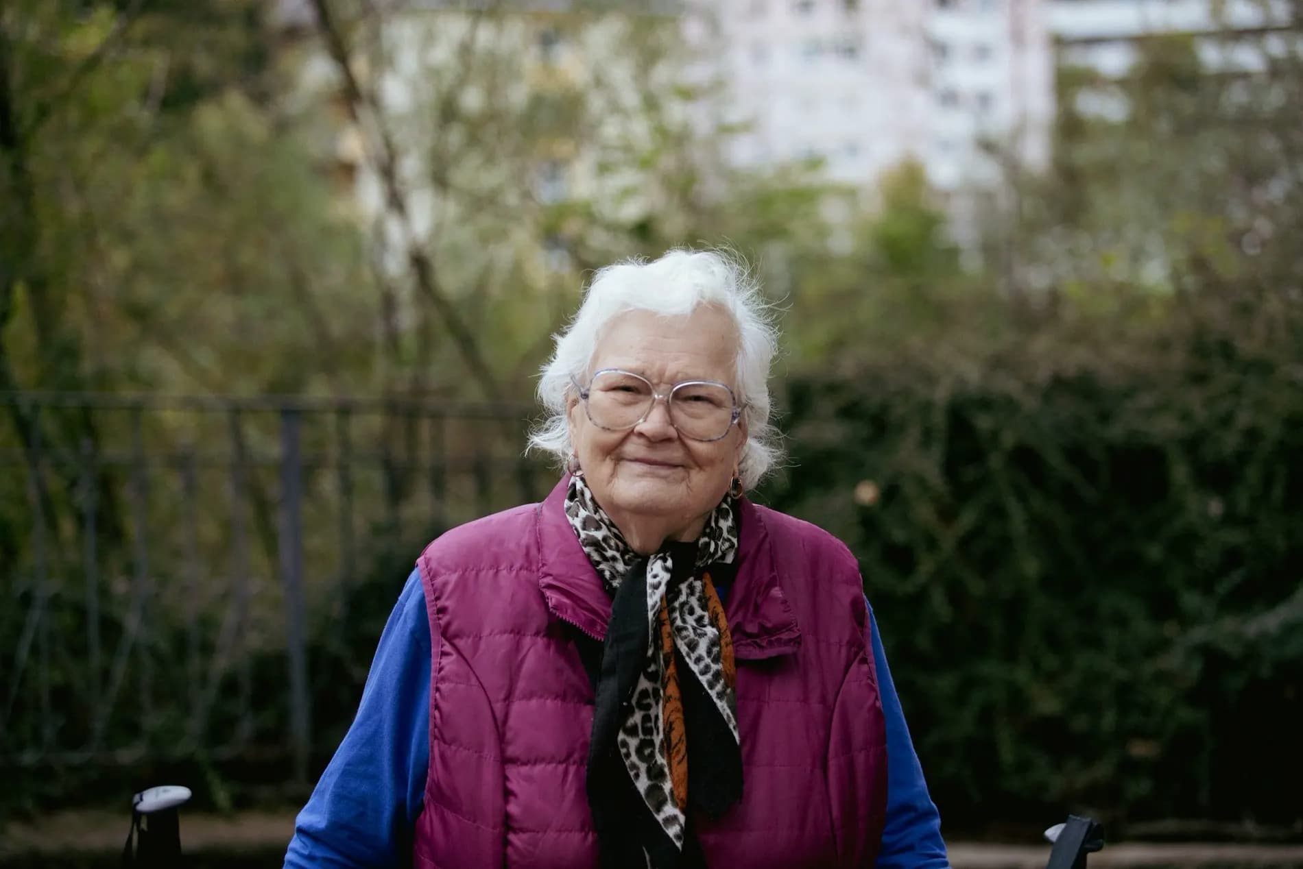 Older woman with a confident restored smile