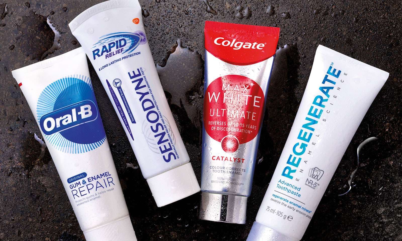 Coloured Lines on the Toothpaste